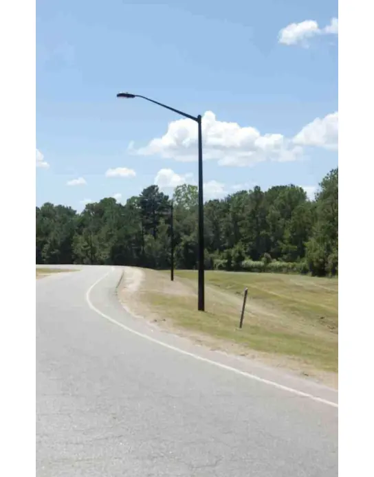 Round Tapered Safety Roadway Light Poles