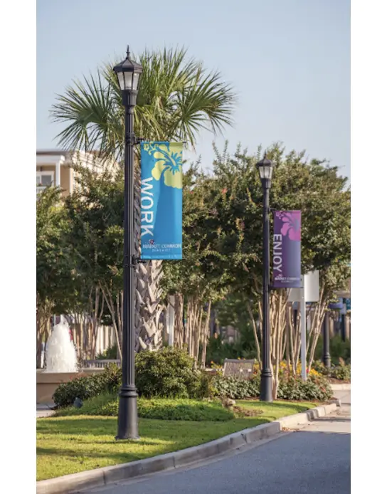 Decorative Composite Poles and Base Covers