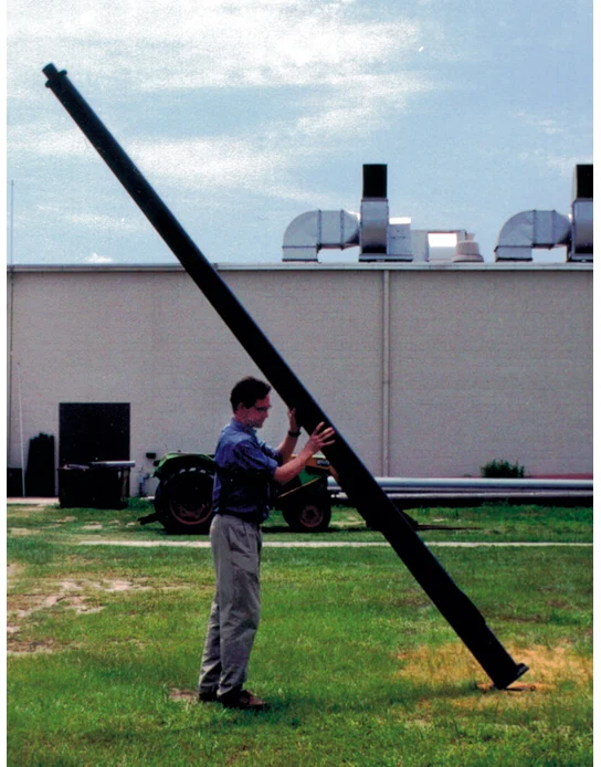Hinged-Base Poles