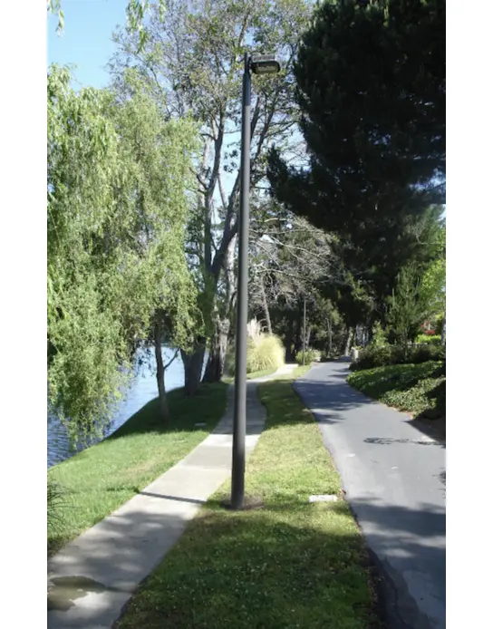 Round Tapered Composite Light Poles